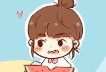 吃瓜娃娃卡通图片,萌趣卡通，揭秘瓜界奇闻轶事